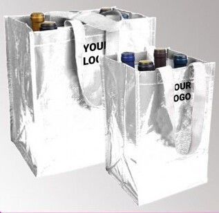 Promotional logo printed cheap reusable black pp woven shopping custom bags, PP Woven Bag Laminated Non Woven Shopping B