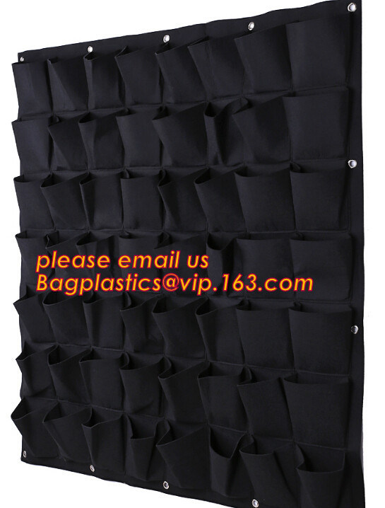 Eco friendly Wall Vertical Hanging Garden Planting Bag Greening Outdoor Planter Pot,elt wall hanging Vertical Garden pla