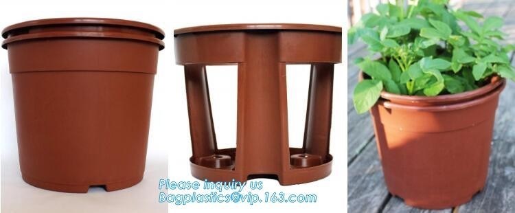 Hydroponic Growing Pot Bato bucket for Greenhouse ,dutch bato bucket,plastic flower nursery pots,balcony garden three pe