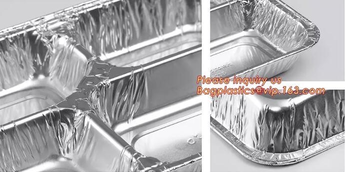 Plane Aluminium Foil Food Container Airline Aluminum Foil Container For Airline,Lunch Box Aluminium Foil Container