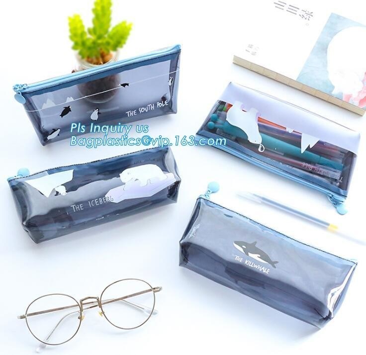 slider zipper pvc pouch clear vinyl pvc ziplock bag, OEM clear plastic zipper pouch/ clear vinyl slider zipper bag