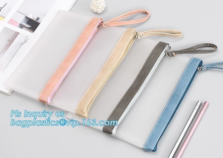 Zip Top Custom Printing Eco Friednly Slider Ziplock Bag, slider zipper pvc pouch clear vinyl pvc ziplock bag