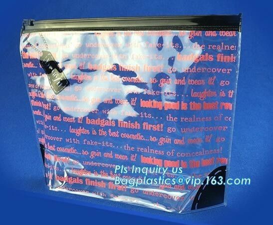 Slider ziplock bag with writable panel for easy label, reclosable slider plastic bags, snack plastic cosmetic slider pac
