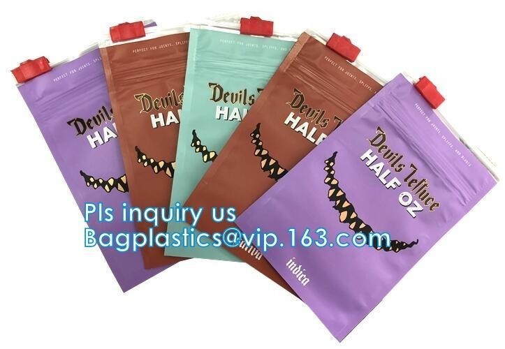 Medium Size Silver Ziplock Foil Bag Pouches , Clear Stand Up Pouches For Custom weed Packaging Medium Silver ZiplocK