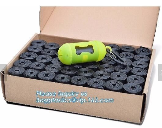 Dog Supplies Custom Eco Pet Poop Bag Manufacturer, Pet Doggie Cat Poop Waste Bags Holder Eco Scent Biodegradable Dog Poo