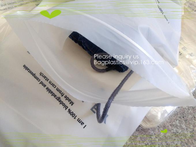 PLA Biodegradable Corn Starch Compostable LDPE Ziplock Bag