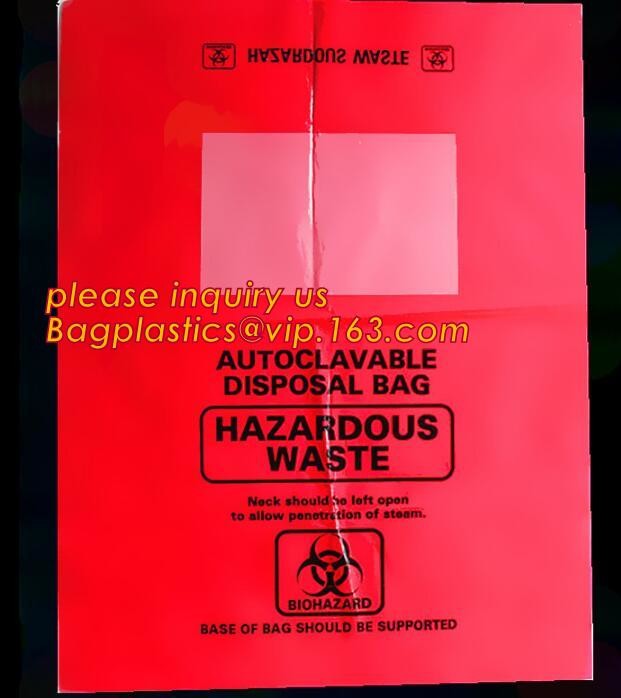 plastic biohazard medical waste bag, Biohazard Bag, Medical Waste Bags, Clinical Waste Bags LDPE