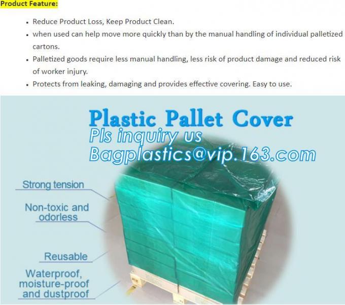 reusable pvc vinyl pallet top cover, Jumbo PE Plastic Reusable Pallet