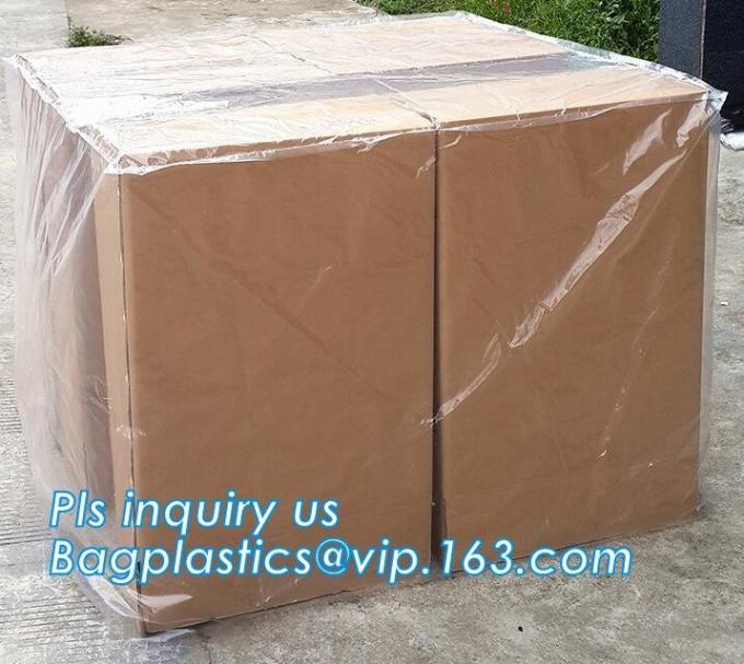 Heavy Duty Extra Big Jumbo Clear Poly Bags For Pallet Covers, Plastic