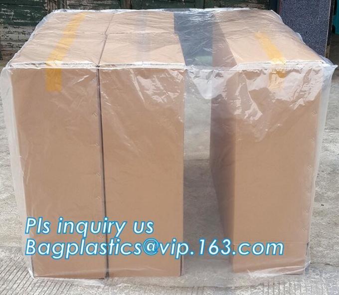Heavy Duty Extra Big Jumbo Clear Poly Bags For Pallet Covers, Plastic
