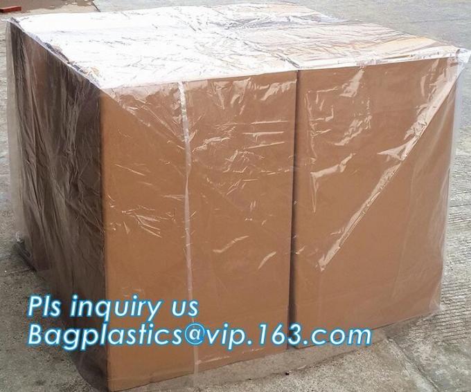 Heavy Duty Extra Big Jumbo Clear Poly Bags For Pallet Covers, Plastic