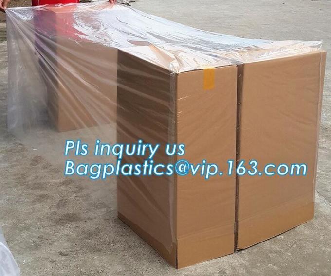 Heavy Duty Extra Big Jumbo Clear Poly Bags For Pallet Covers, Plastic