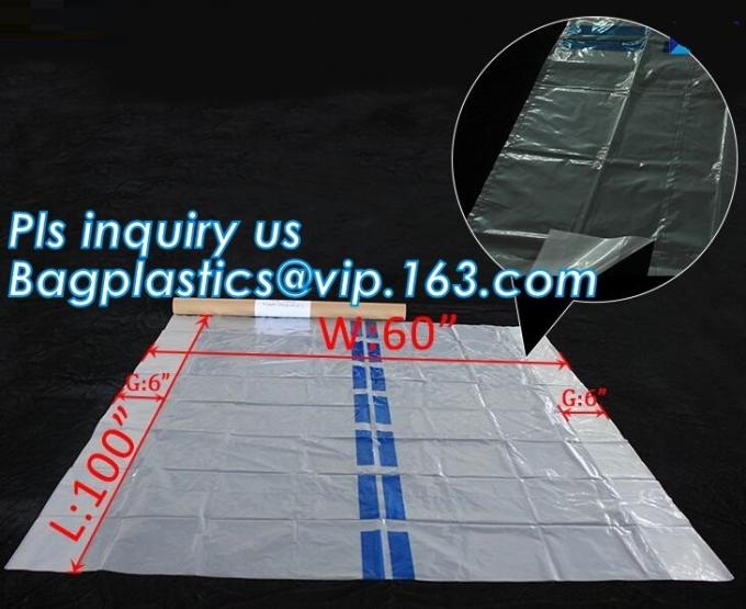 customized PE pallet cover bag, Waterproof pallet covers/ Poly Bags